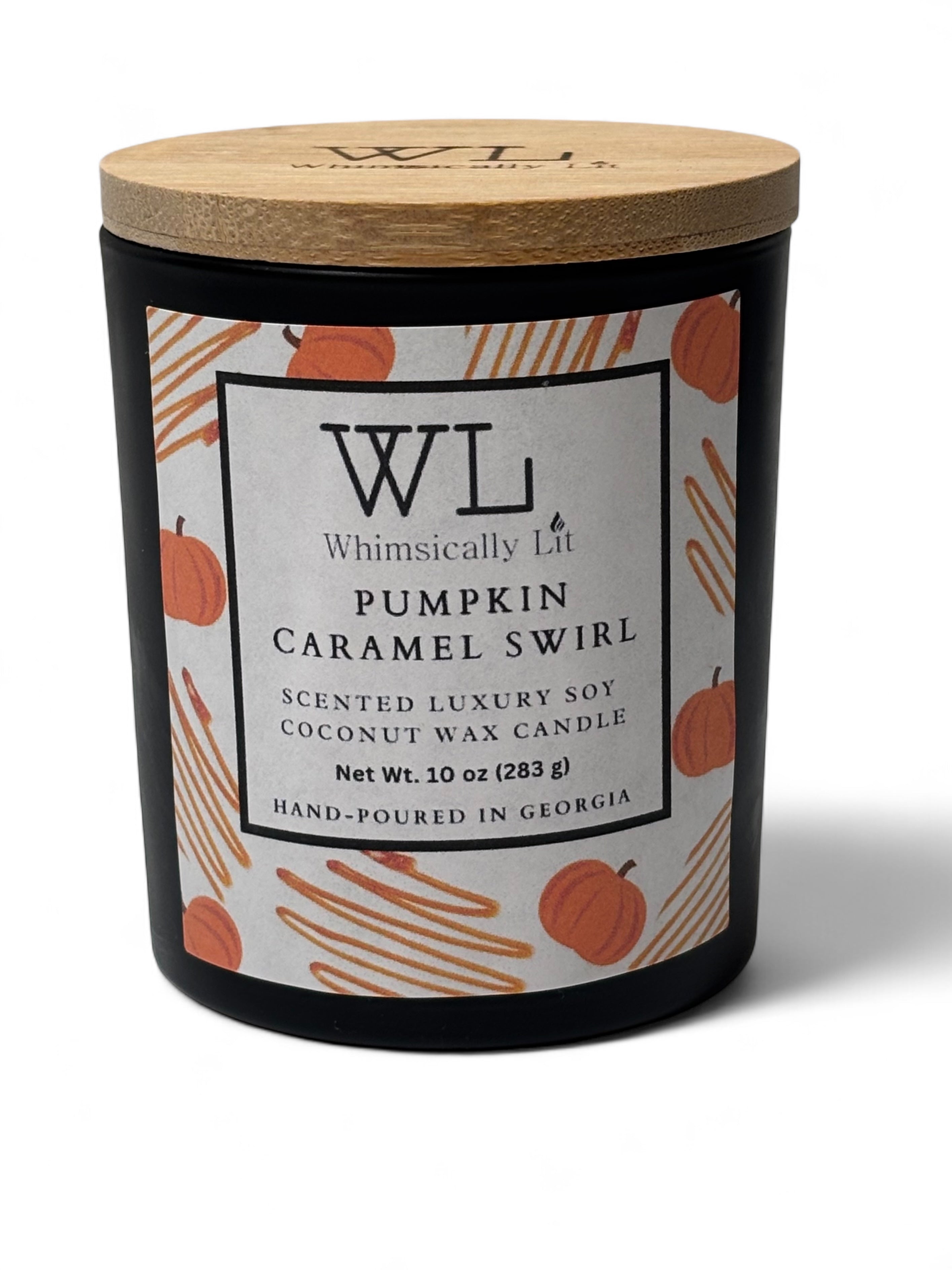 Pumpkin Caramel Single Wick Coconut Soy Candle