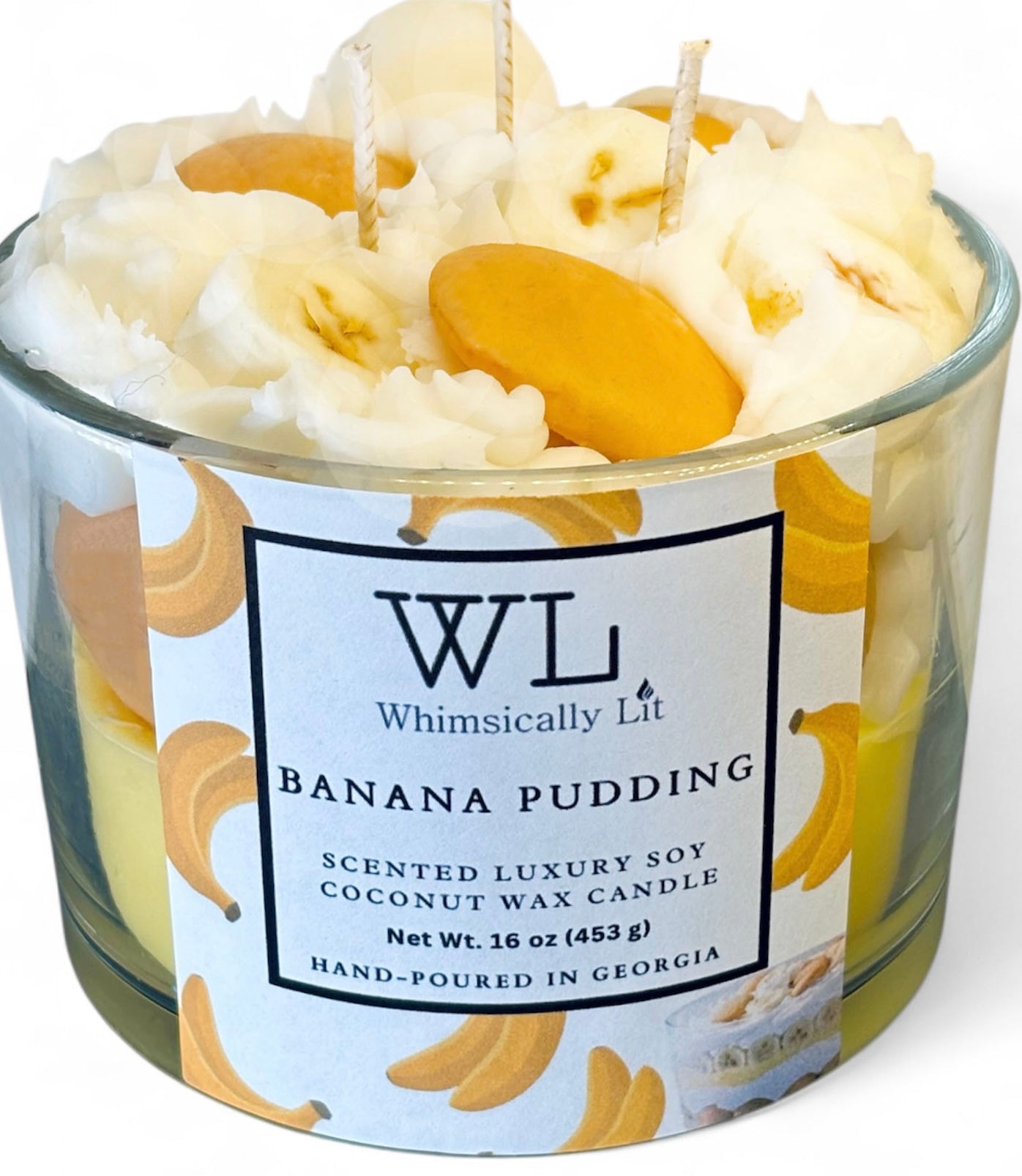 Banana Pudding 3-Wick Coconut Soy Candle