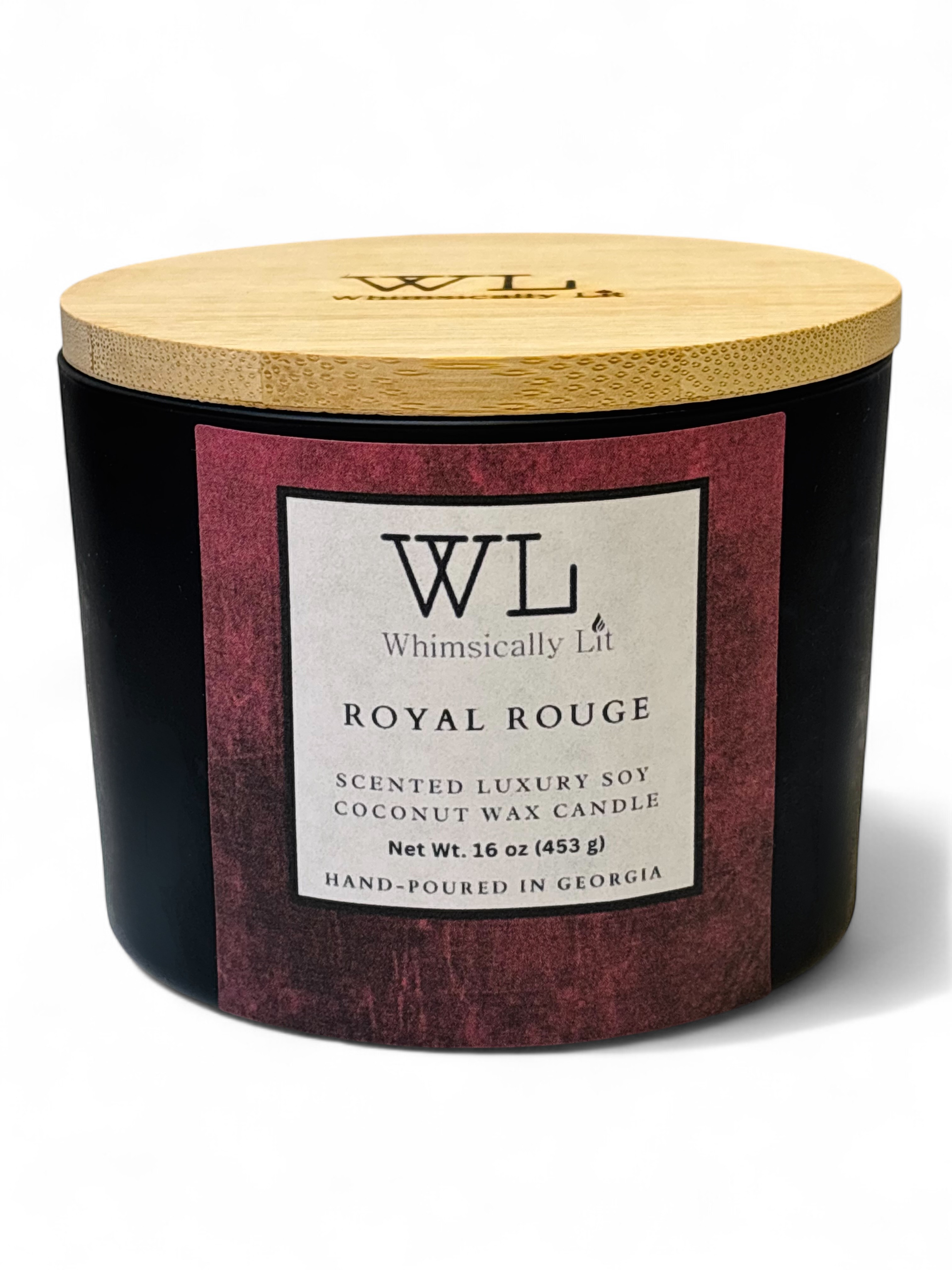Royal Rouge 3-Wick Coconut Soy Candle