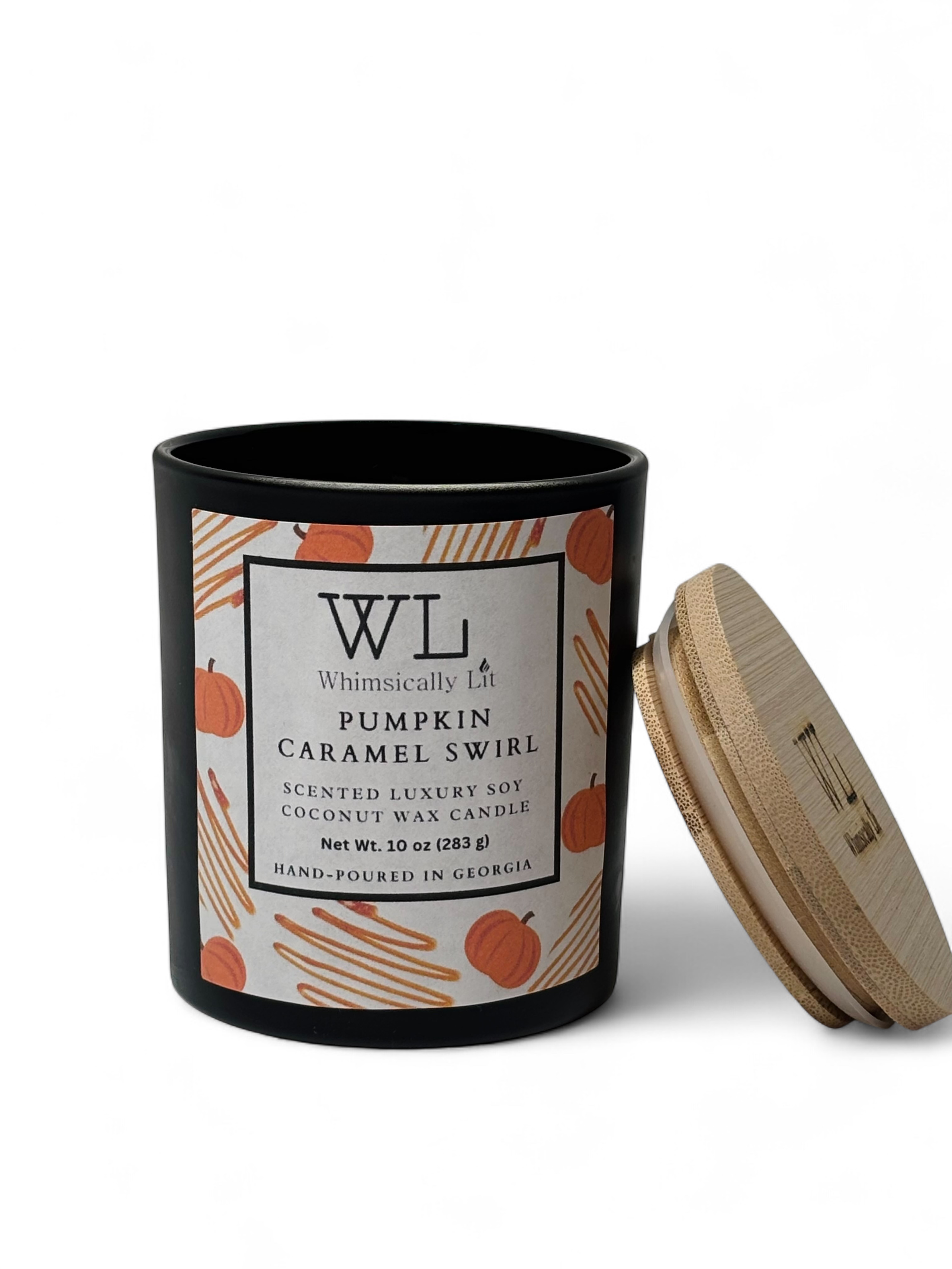 Pumpkin Caramel Single Wick Coconut Soy Candle