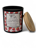 Strawberry Cream Delight Single Wick Coconut Soy Candle