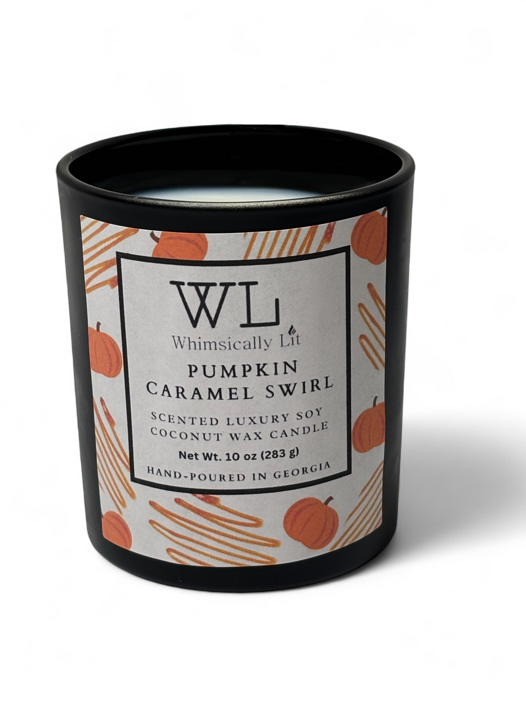 Pumpkin Caramel Single Wick Coconut Soy Candle
