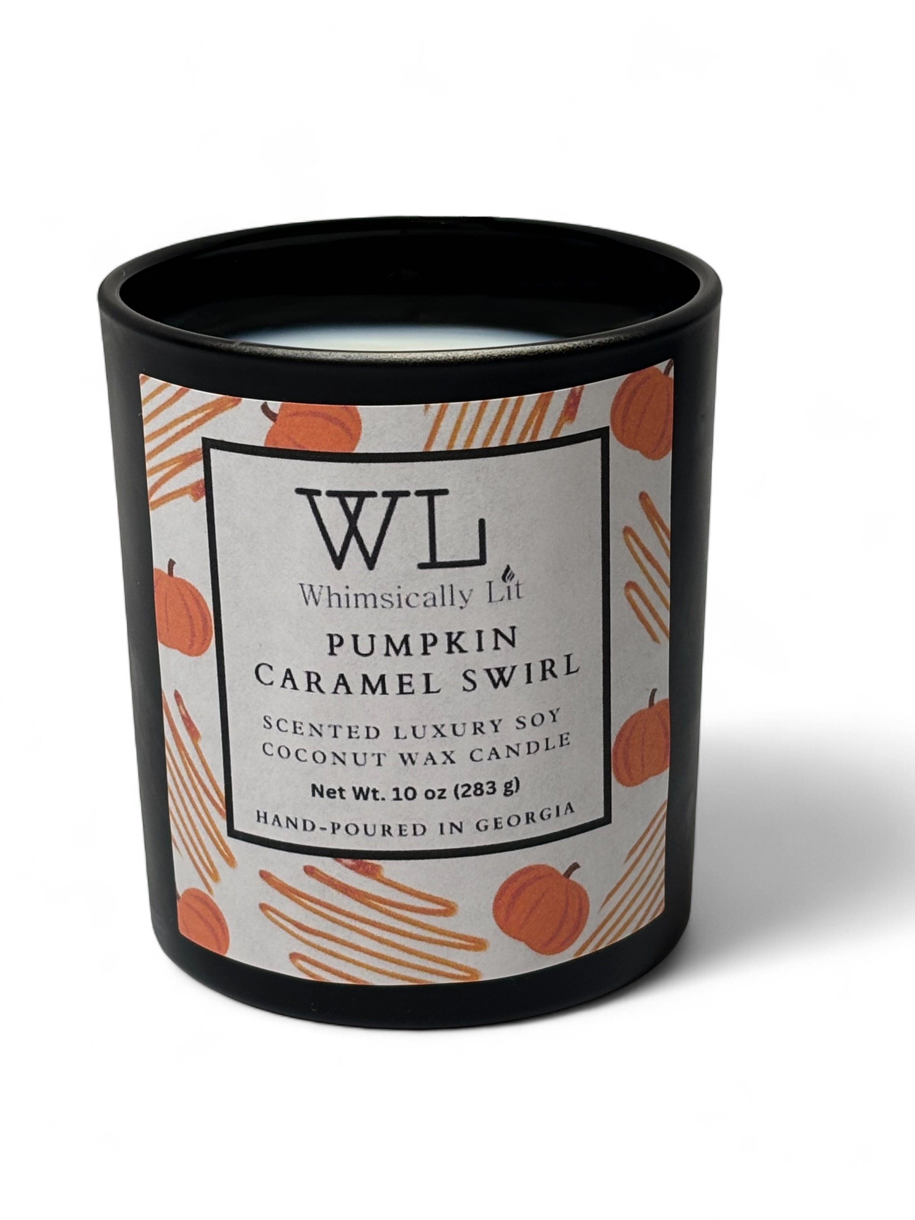 Pumpkin Caramel Single Wick Coconut Soy Candle