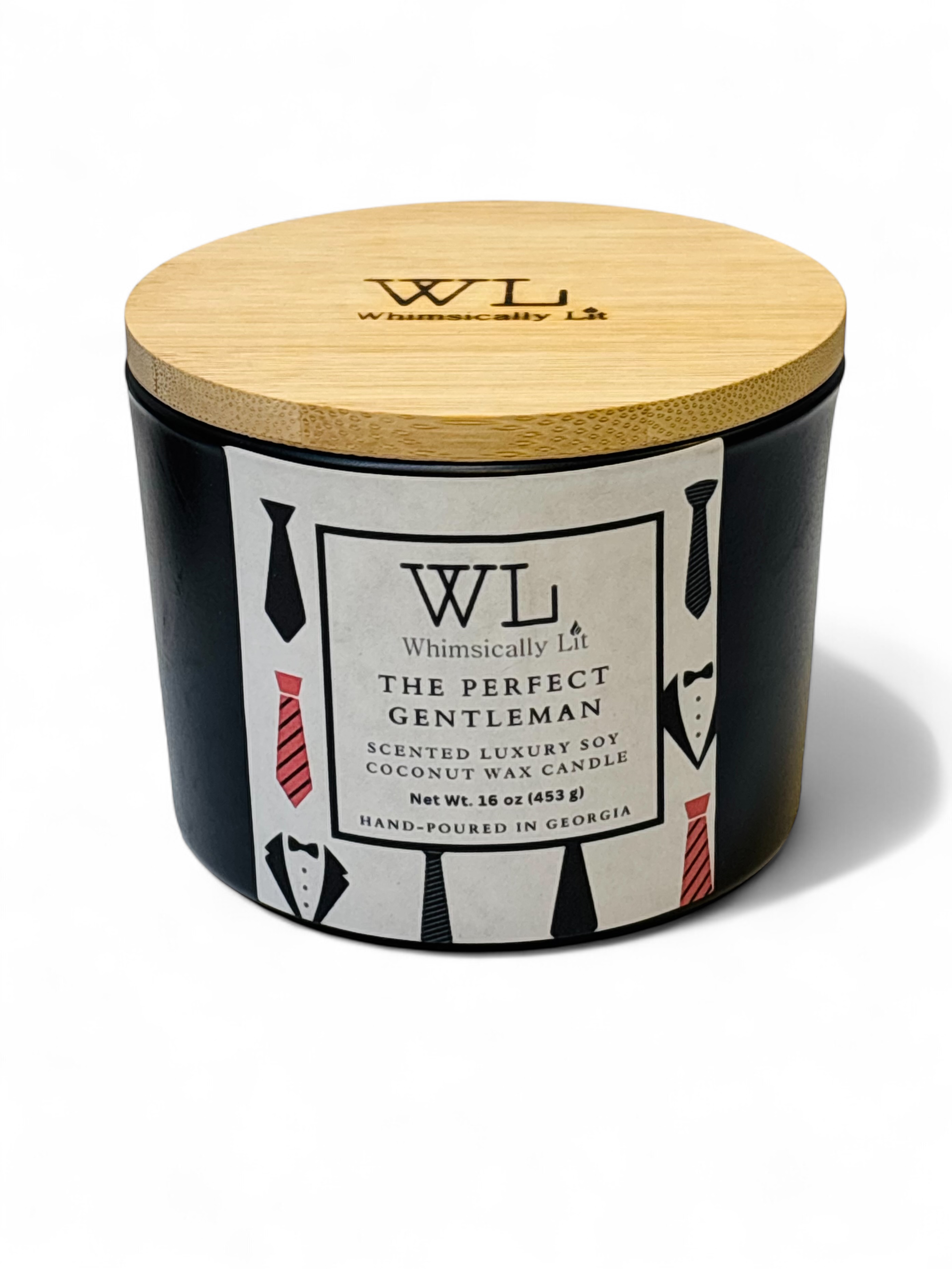 The Perfect Gentleman 3-Wick Coconut Soy Candle