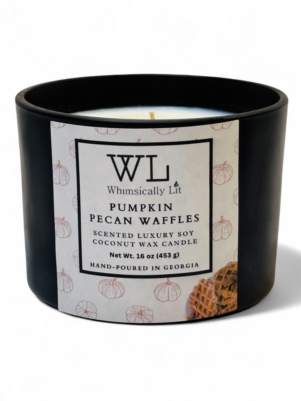 Pumpkin Pecan Waffles 3-Wick Coconut Soy Candle