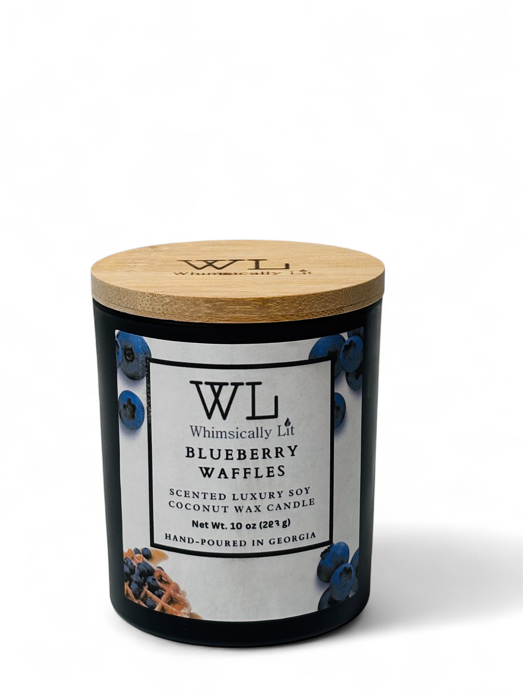 Blueberry Waffles Single Wick Coconut Soy Candle