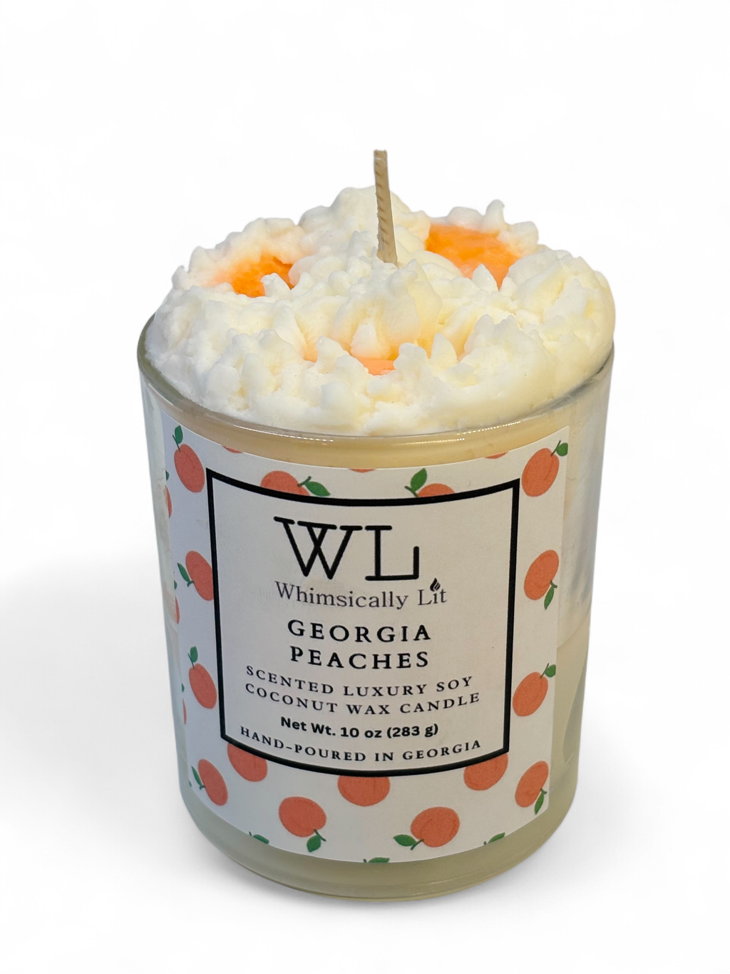 Georgia Peaches Single Wick Coconut Soy Candle