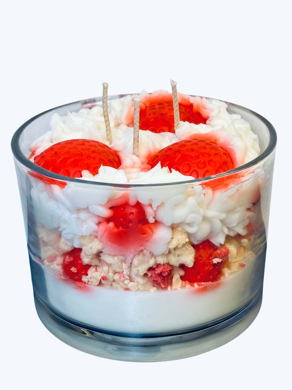 Strawberry Cream Delight 3-Wick Coconut Soy Candle