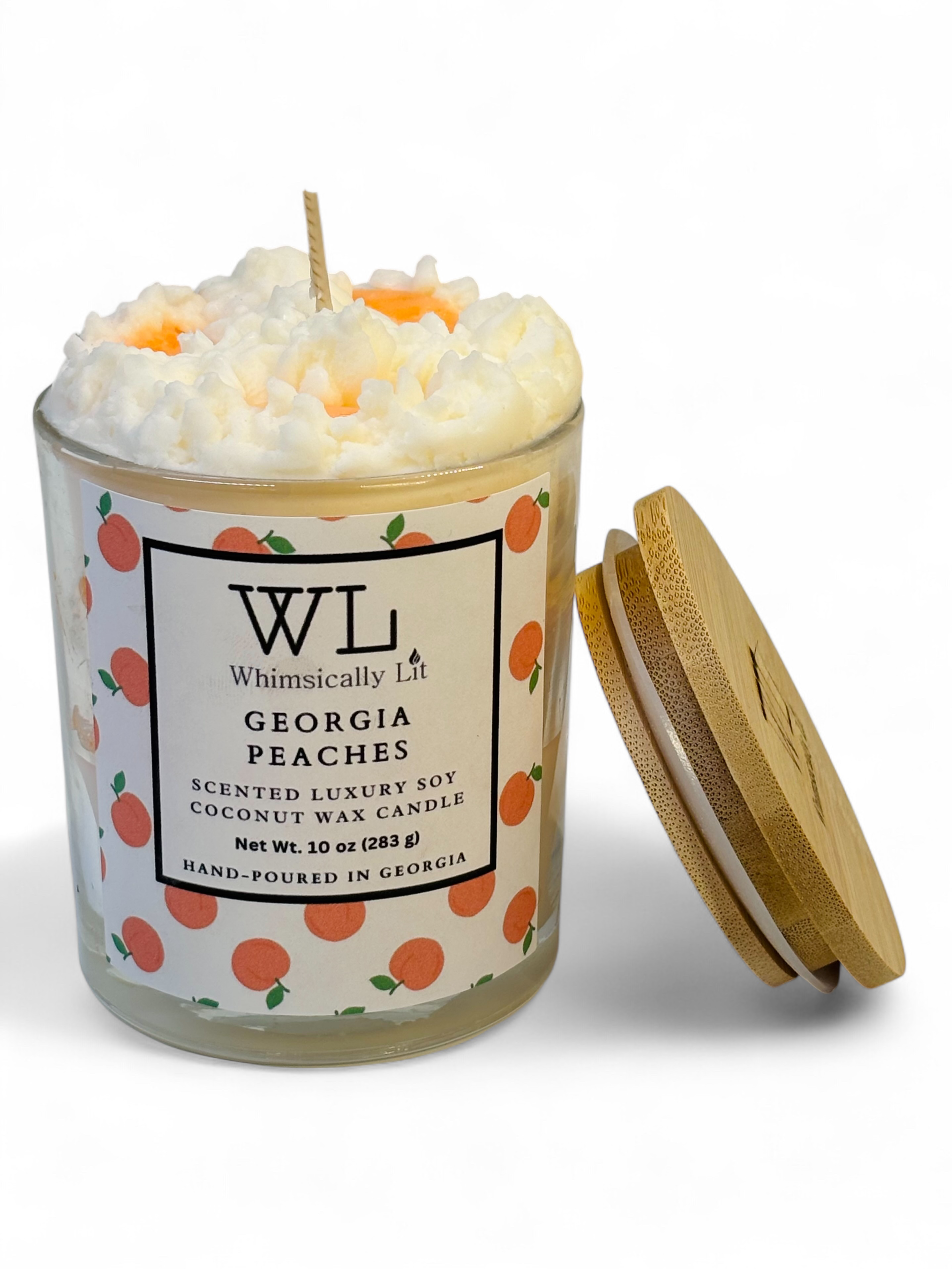 Georgia Peaches Single Wick Coconut Soy Candle