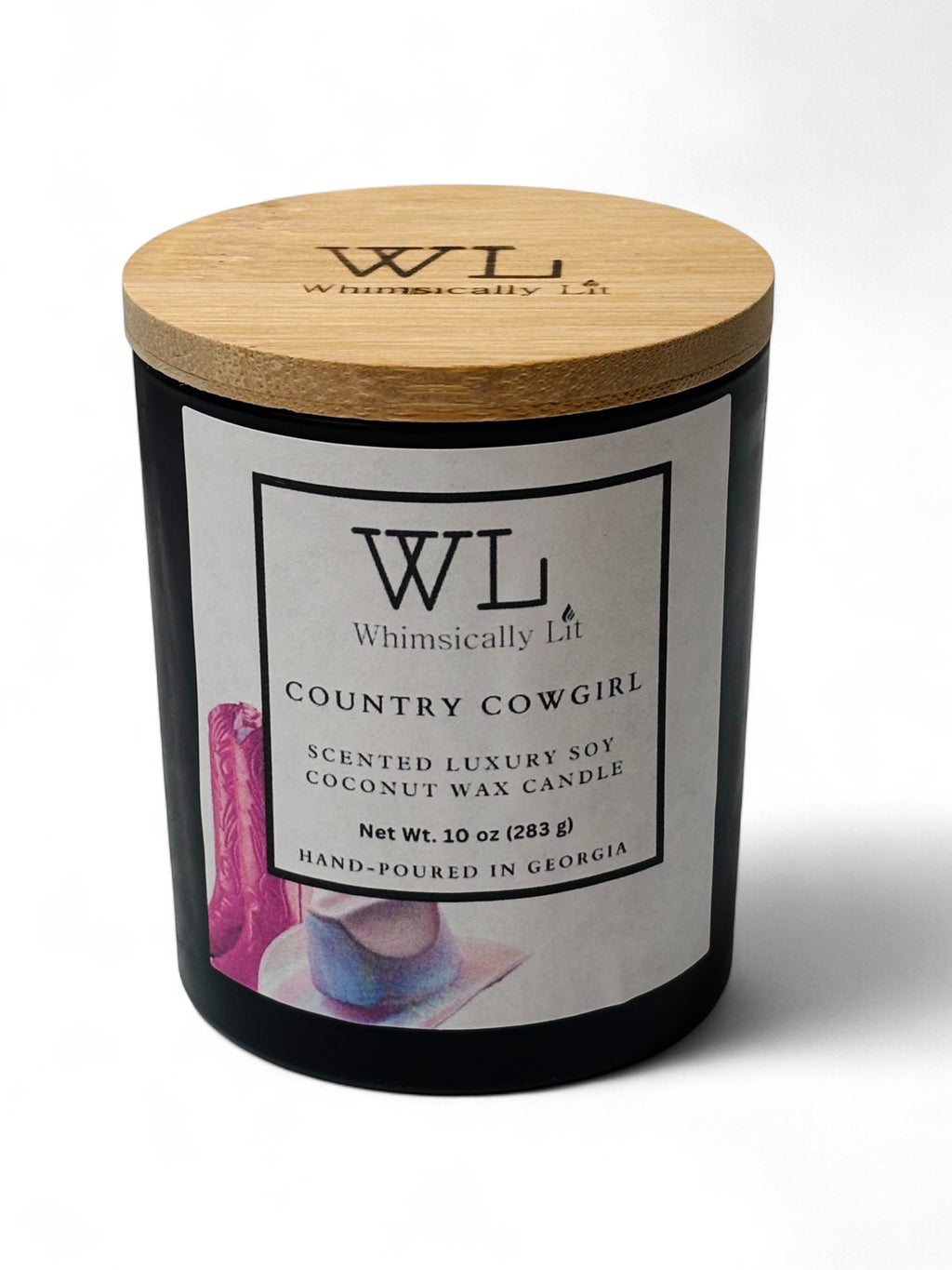 Country Cowgirl Single Wick Coconut Soy Candle