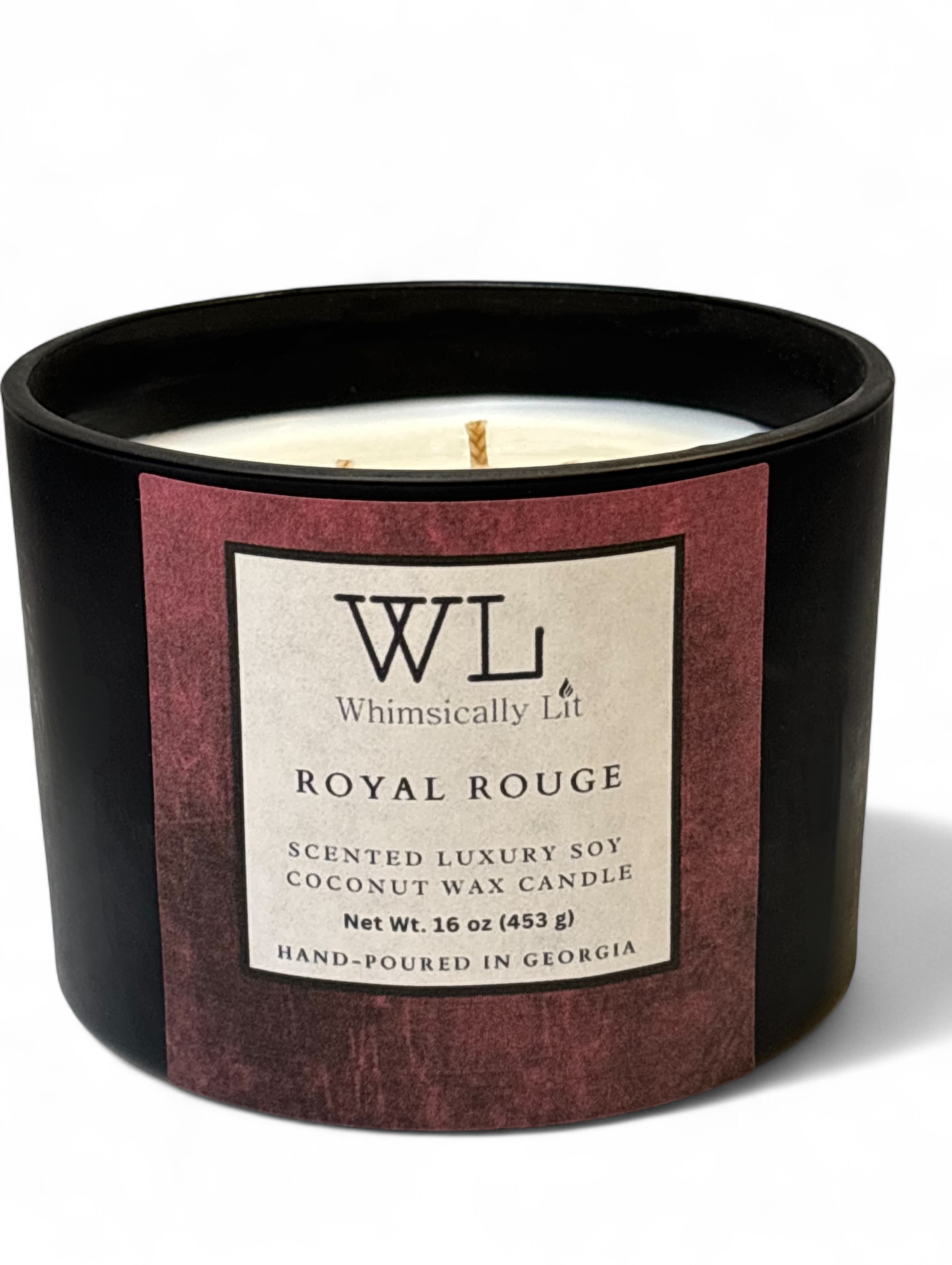 Royal Rouge 3-Wick Coconut Soy Candle