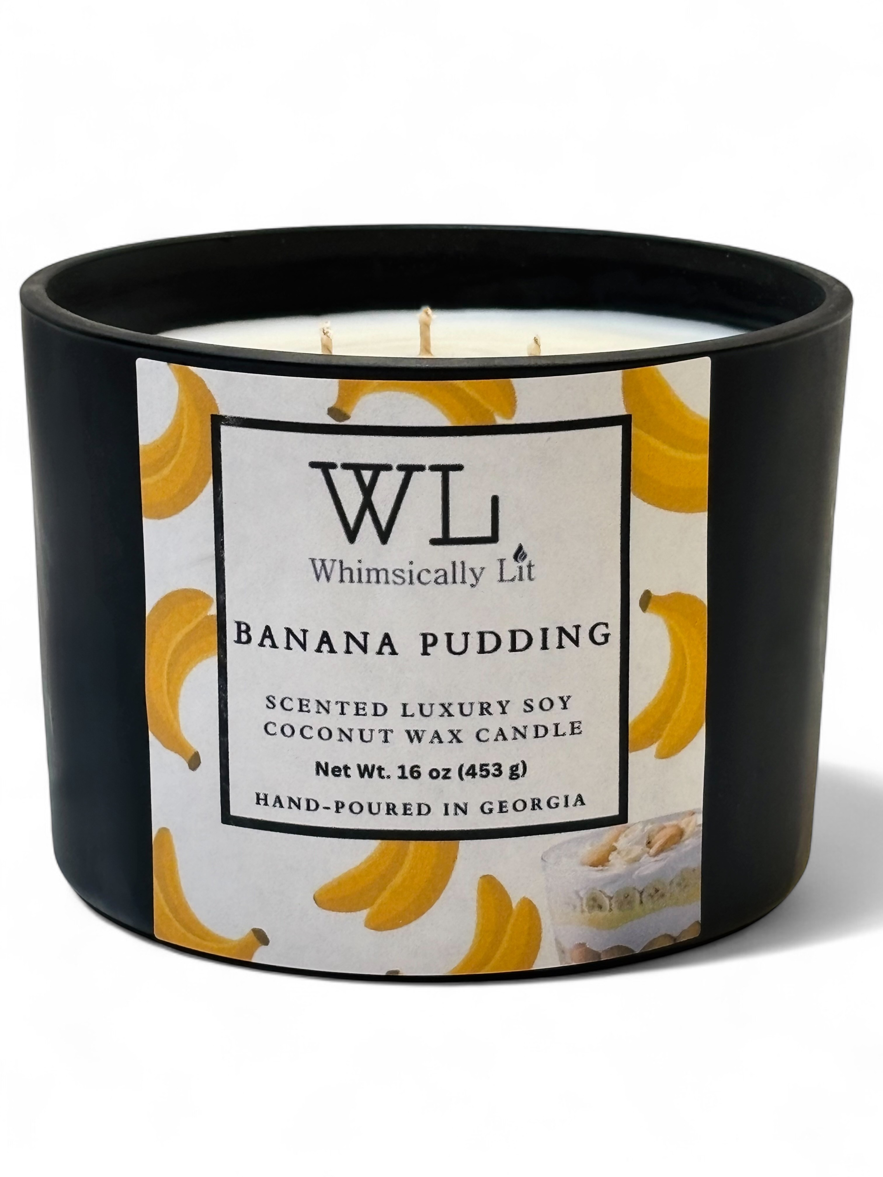 Banana Pudding 3-Wick Coconut Soy Candle