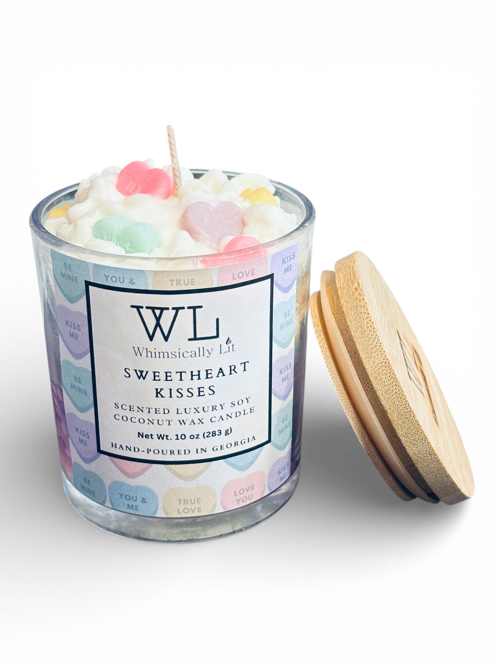 Sweetheart Kisses Single Wick Candle(Valentine’s Pre-Order)