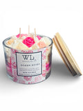 Dozen Roses 3-Wick Coconut Soy Candle(Valentine’s Pre-Order)