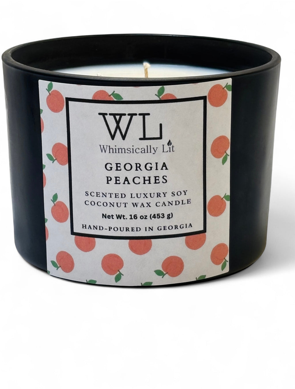 Georgia Peaches 3-Wick Coconut Soy Candle