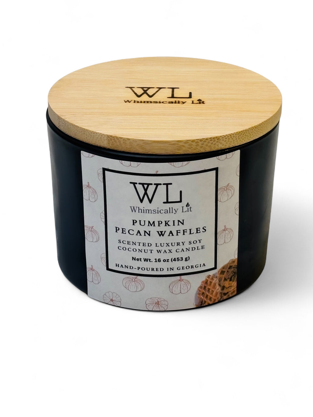 Pumpkin Pecan Waffles 3-Wick Coconut Soy Candle