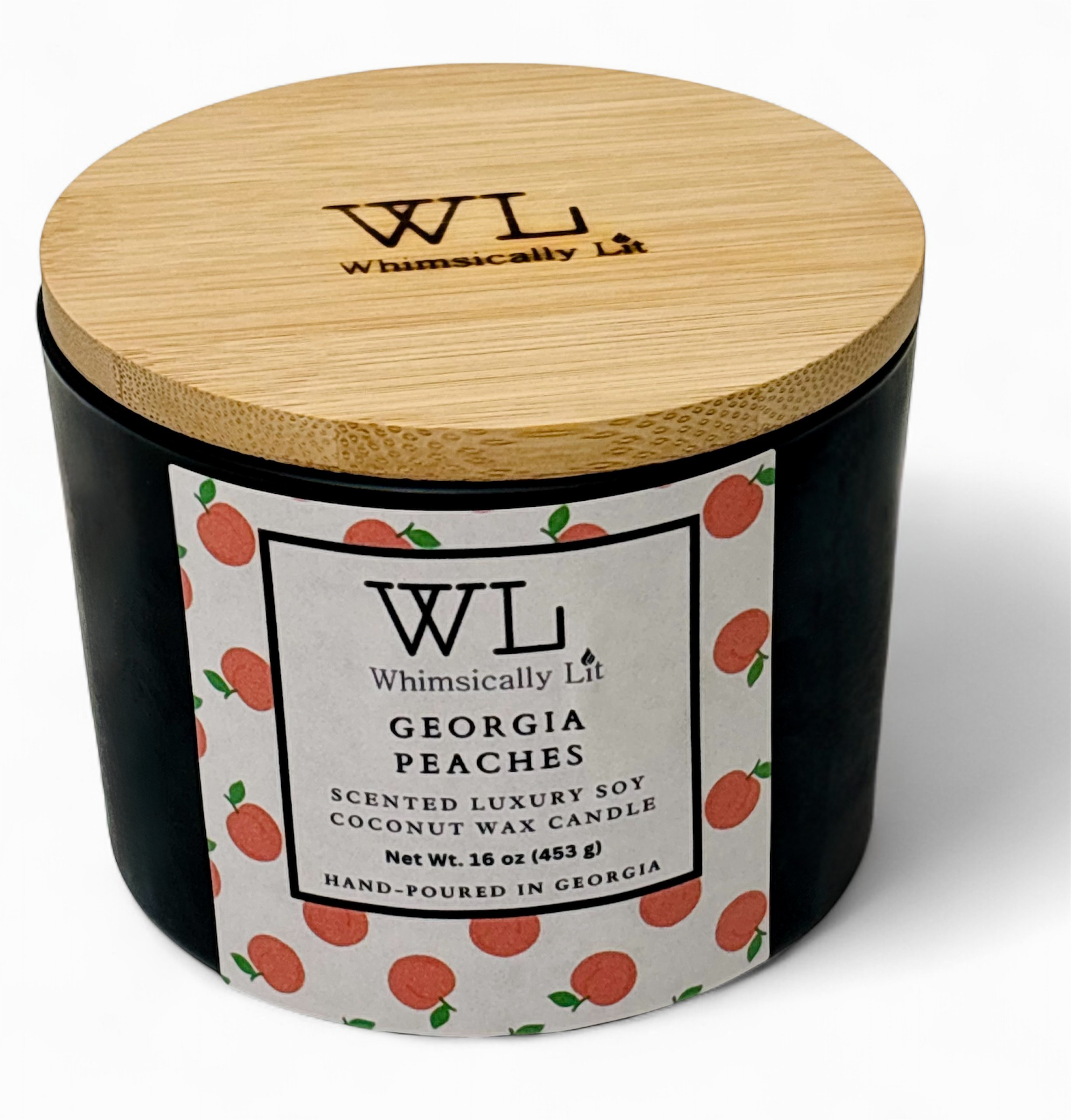 Georgia Peaches 3-Wick Coconut Soy Candle
