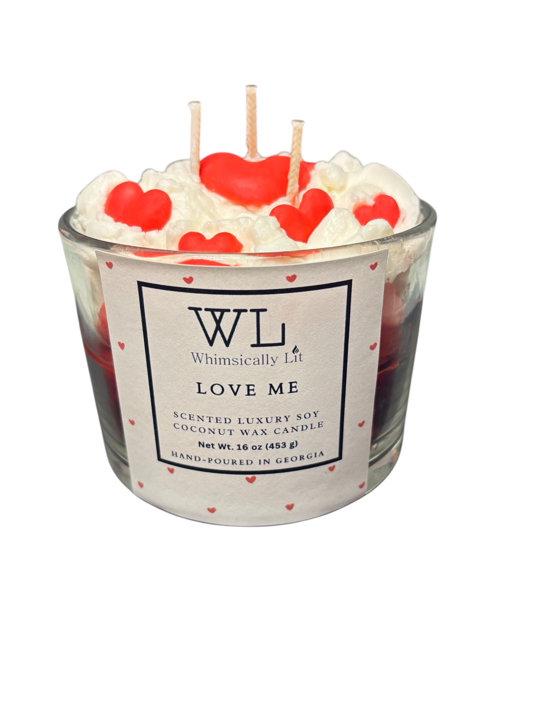 LOVE ME 3-Wick Coconut Soy Candle